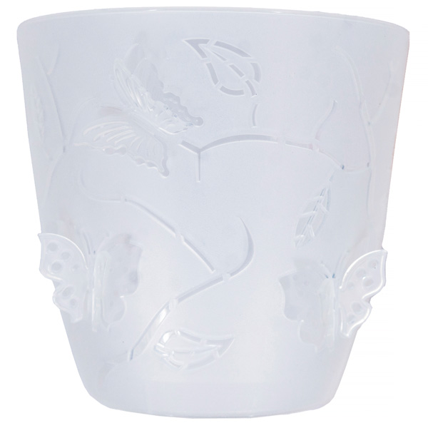 Кашпо для орхидей Бабочки 2,5л прозрачный PT1019