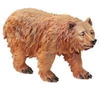 Медведь бурый на ногах H36см 626024/F356