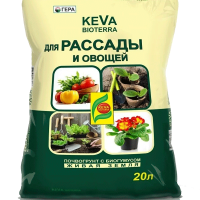 Грунт KEVA BIOTERRA для Рассады и Овощей 20л Гера 
