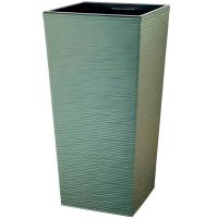 Кашпо Финезия джут 30,5*62 нефрит с вставкой (19/45л) ФН30-32 /5шт/ЛГ