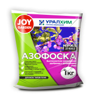 Азофоска 1кг (NPK 27:6:6) JOY