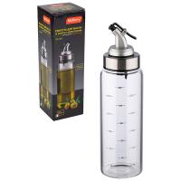 Емкость д/масла-уксуса 300мл OLIVA стеклянная 109037 /24шт/Mallony