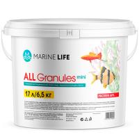 Корм для рыб Marine Life ALL Granules Mini 17л/6,5кг