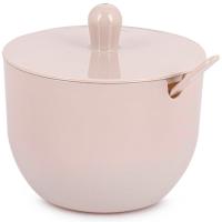 Сахарница Джелли 0,39л с крышкой/ложкой бежевый М8296 /12шт/ Альтерн 