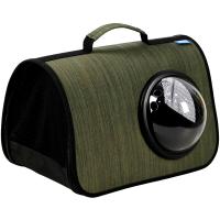 Сумка переноска MYJET иллюминатор/сетка L 46*27*28см СП-46 хаки лайн