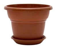 Цветочный горшок Милано 3,2л терракотовый с поддоном 5PL0041
