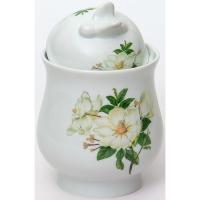 Баночка д/меда с ложкой PARTY TIME цветочный декор 102-05028 /36шт/PSF