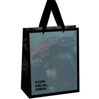 Пакет подарочный 18*23*10см "For man" выборочный лак, мат лам MESHU /371093/Рельеф