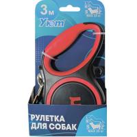 Рулетка Уют ремень 3м на 25кг красная/ТД9058кр/Евро