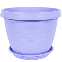Цветочный горшок Толедо 7л лаванда с поддоном 5PL0478
