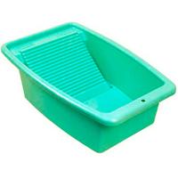 Таз 34л со стиральной доской зеленый /5шт/Рад