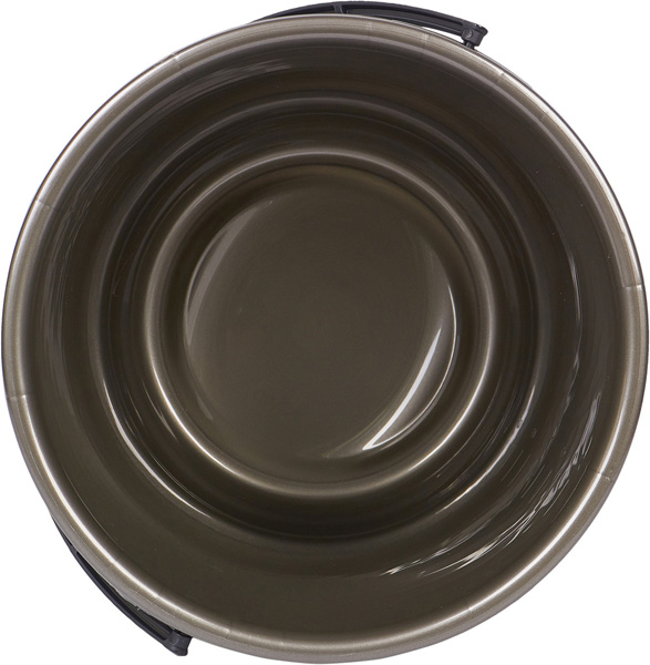 Ведро 12л Rock'n'Roll антрацит SV4076