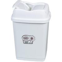 Ведро 18л д/мусора Флип белый А024 /14шт/Арз