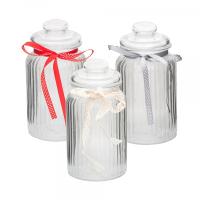 Банка стекляная с крышкой 1000мл "FLEUR" 