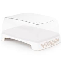 Масленка Эстетика бело-бежевый М8741 /24шт/ Альтерн