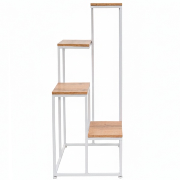 Подставка ЛОФТ напольная 4гор 50-05 белая 103*40*40см РЗДИ